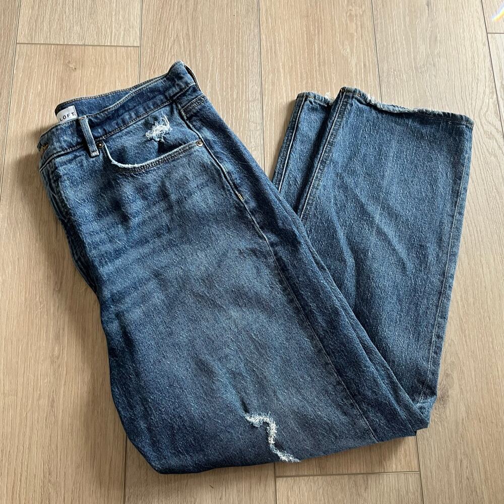 LOFT Women’s The 90’s High Waist Straight Size 12/31